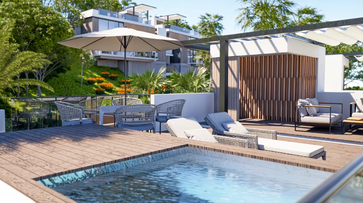 ID 4062 El Faro Blu Terrenas 2 Bedroom Ocean View Apartment with Jacuzzi for Sale in Santo Domingo (12)