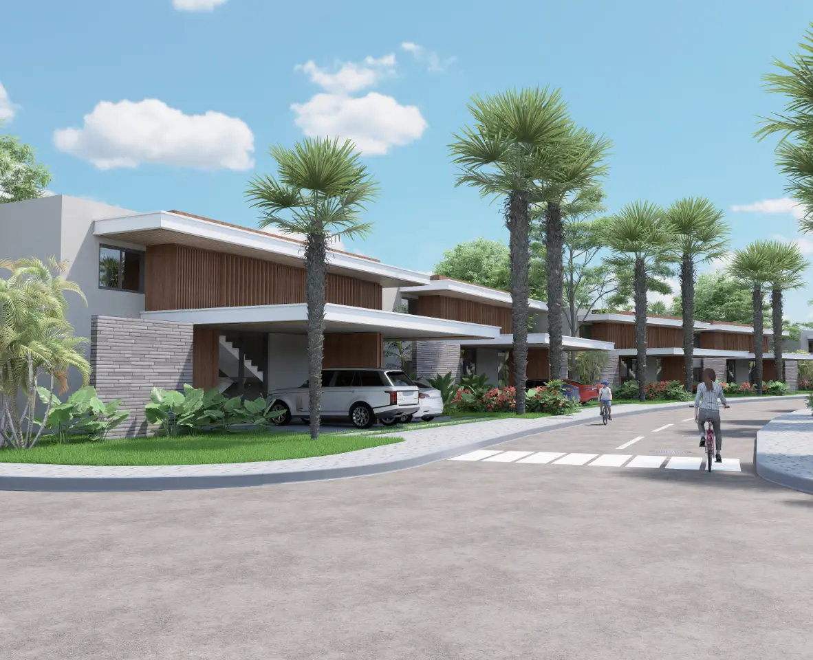 ID 4063 Sleek 2 Bedroom Modern Townhouse in Turquesa Town Fully Furnished with Private Garden and Electric Cart (2)