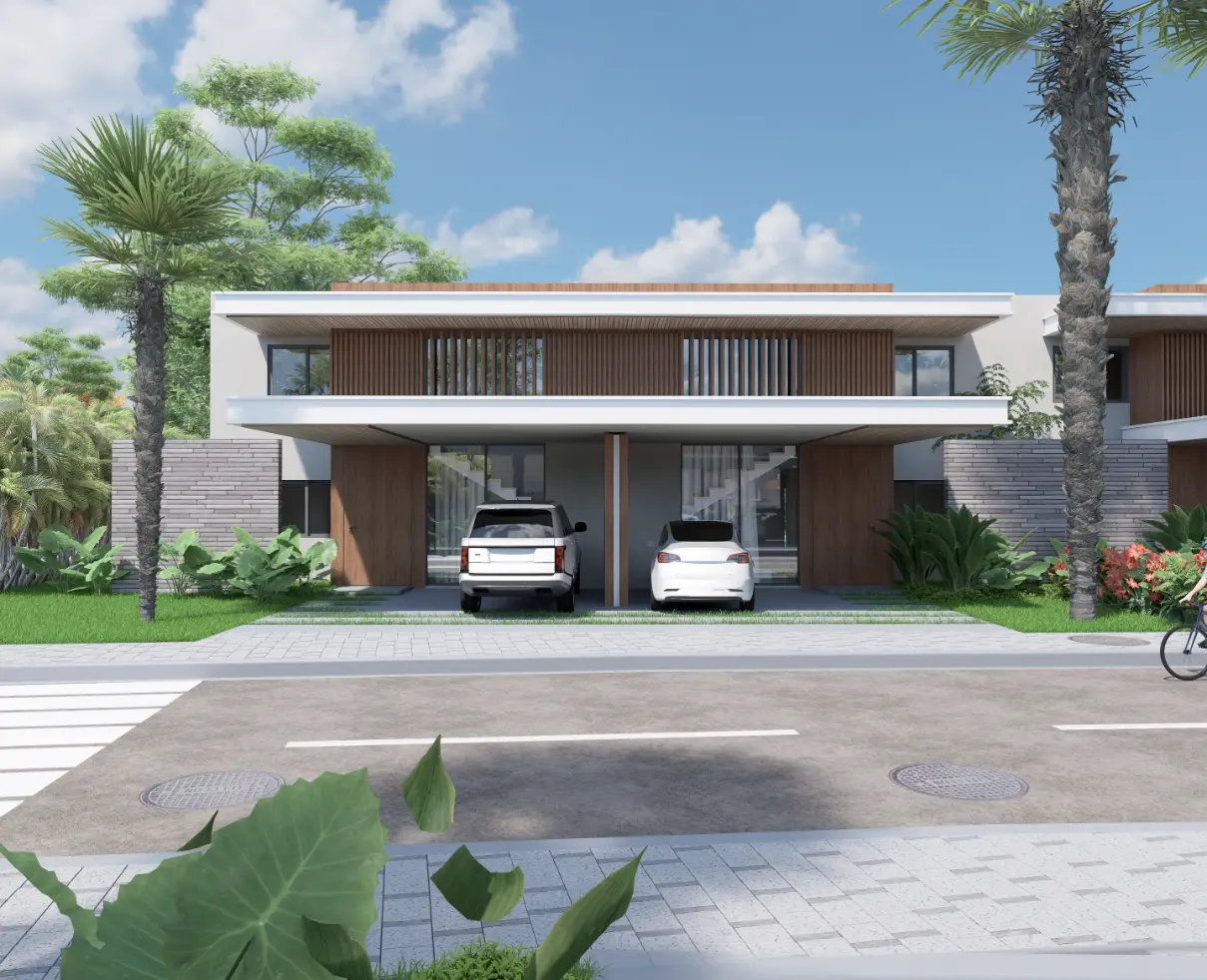 ID 4063 Sleek 2 Bedroom Modern Townhouse in Turquesa Town Fully Furnished with Private Garden and Electric Cart (3)