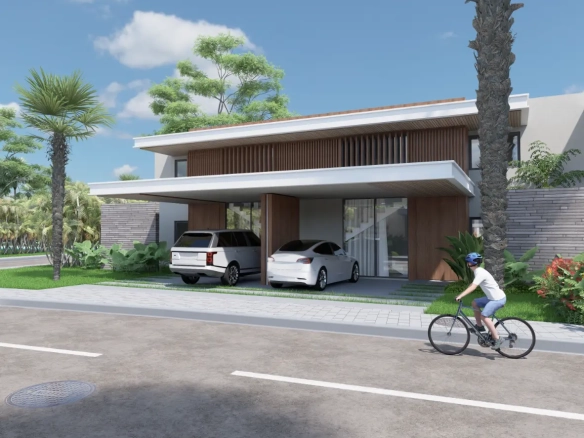 Turquesa Town 2 bedroom modern townhouse for sale in Las Terrenas Samana with private garden