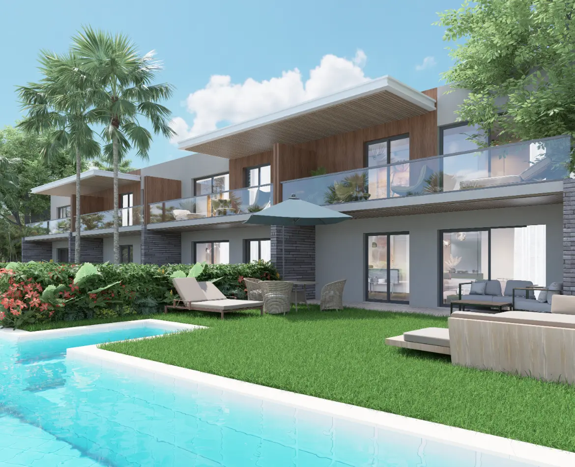 ID 4063 Sleek 2 Bedroom Modern Townhouse in Turquesa Town Fully Furnished with Private Garden and Electric Cart (6)