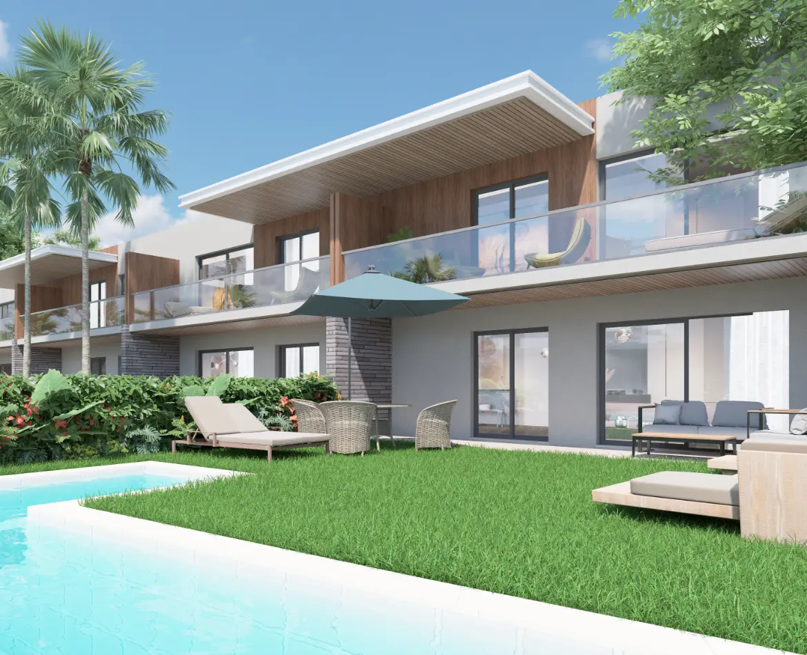 ID 4063 Sleek 2 Bedroom Modern Townhouse in Turquesa Town Fully Furnished with Private Garden and Electric Cart (7)
