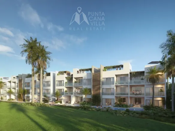 Tiburon Cocotal Apartment for sale in Punta Cana with panoramic views of the Cocotal golf course.