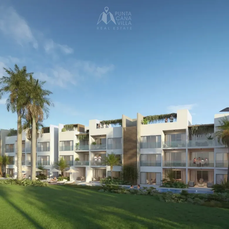 Tiburon Cocotal Apartment for sale in Punta Cana with panoramic views of the Cocotal golf course.