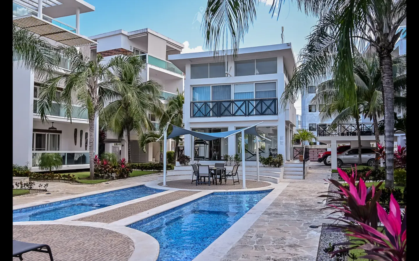 Costa Hermosa Residences 2 Bedroom Ground Floor Condo for Sale in El Cortecito Punta Cana