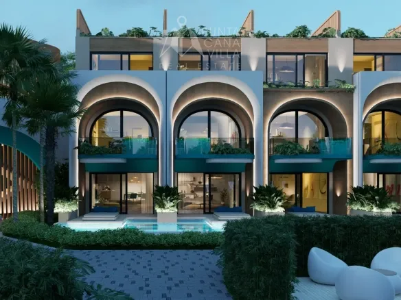 Curio Almare 1 Bedroom Condo for sale in Las Terrenas Samana with Hilton resort amenities and private terrace.