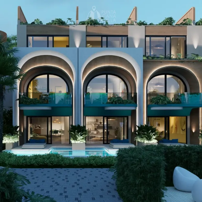 Curio Almare 1 Bedroom Condo for sale in Las Terrenas Samana with Hilton resort amenities and private terrace.