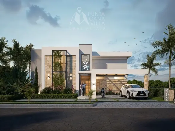 Sarasota Luxury Villas Vista Cana 4 bedroom villa for sale with private pool and modern design