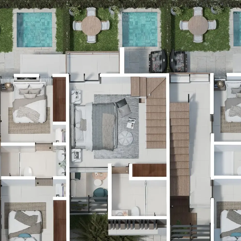 ID 4094 Luna Valentina 2 Bedroom Townhouse for Sale in Punta Cana (21)