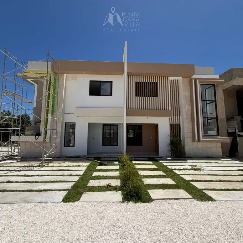 Blue Marlin 3 Bedroom Townhouse for sale in Los Corales Punta Cana near Bavaro Beach with modern design