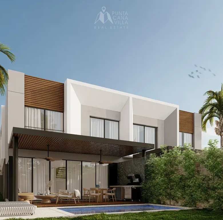 Habitat Villas IV 3 Bedroom Villa for sale in Ciudad Las Canas Cap Cana with private pool, gazebo, and sun deck