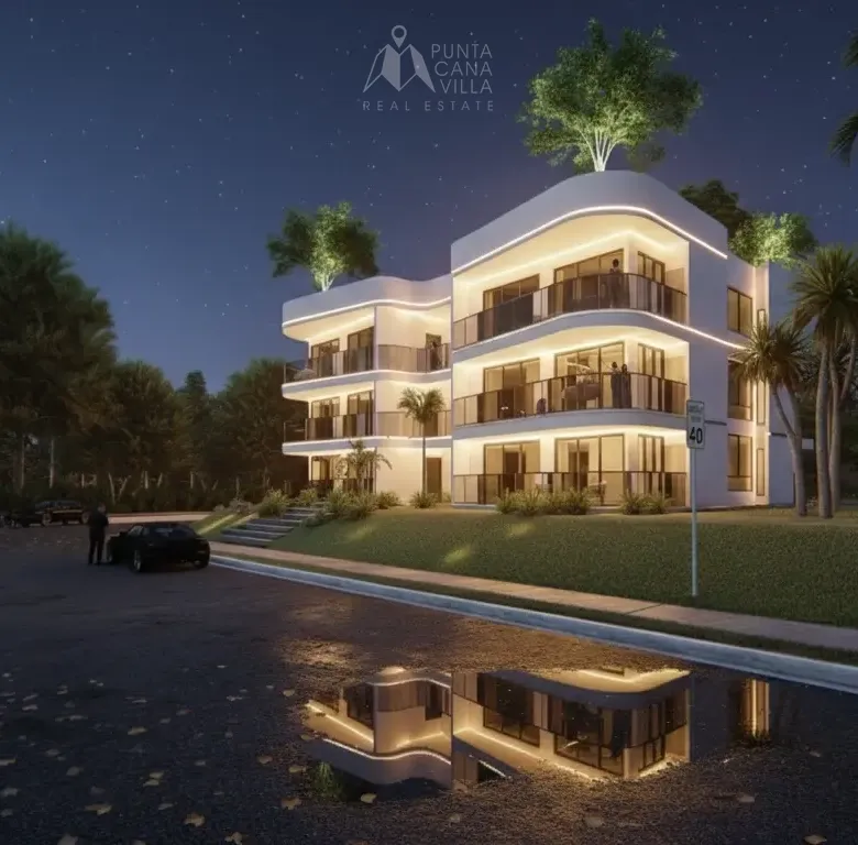 Emerald Green 2 Bedroom Apartment for sale in Cabeza de Toro Punta Cana with pool and resort amenities