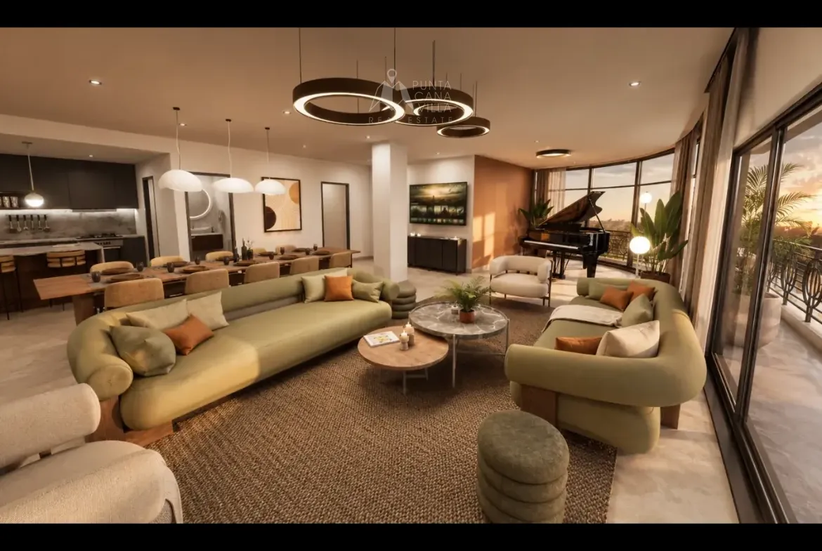 Elegant dining area perfect for entertaining guests in Cap Cana
