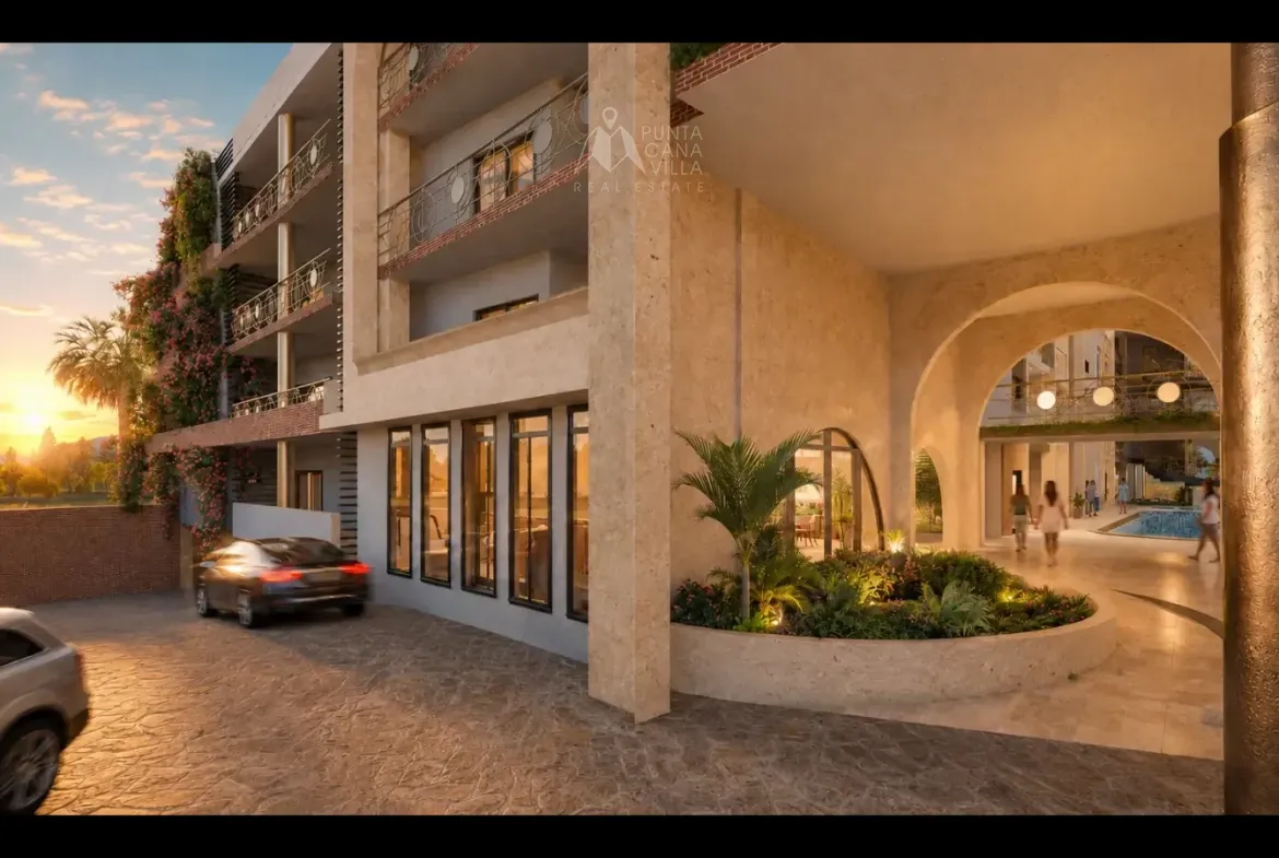 Modern guest bathroom in Belara Garden 2-Bedroom Cap Cana