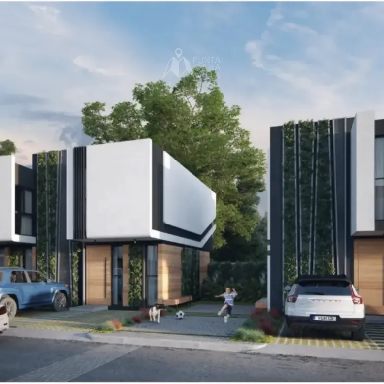 Bey Garden 2-Bedroom Punta Cana - townhouse exterior with rooftop terrace