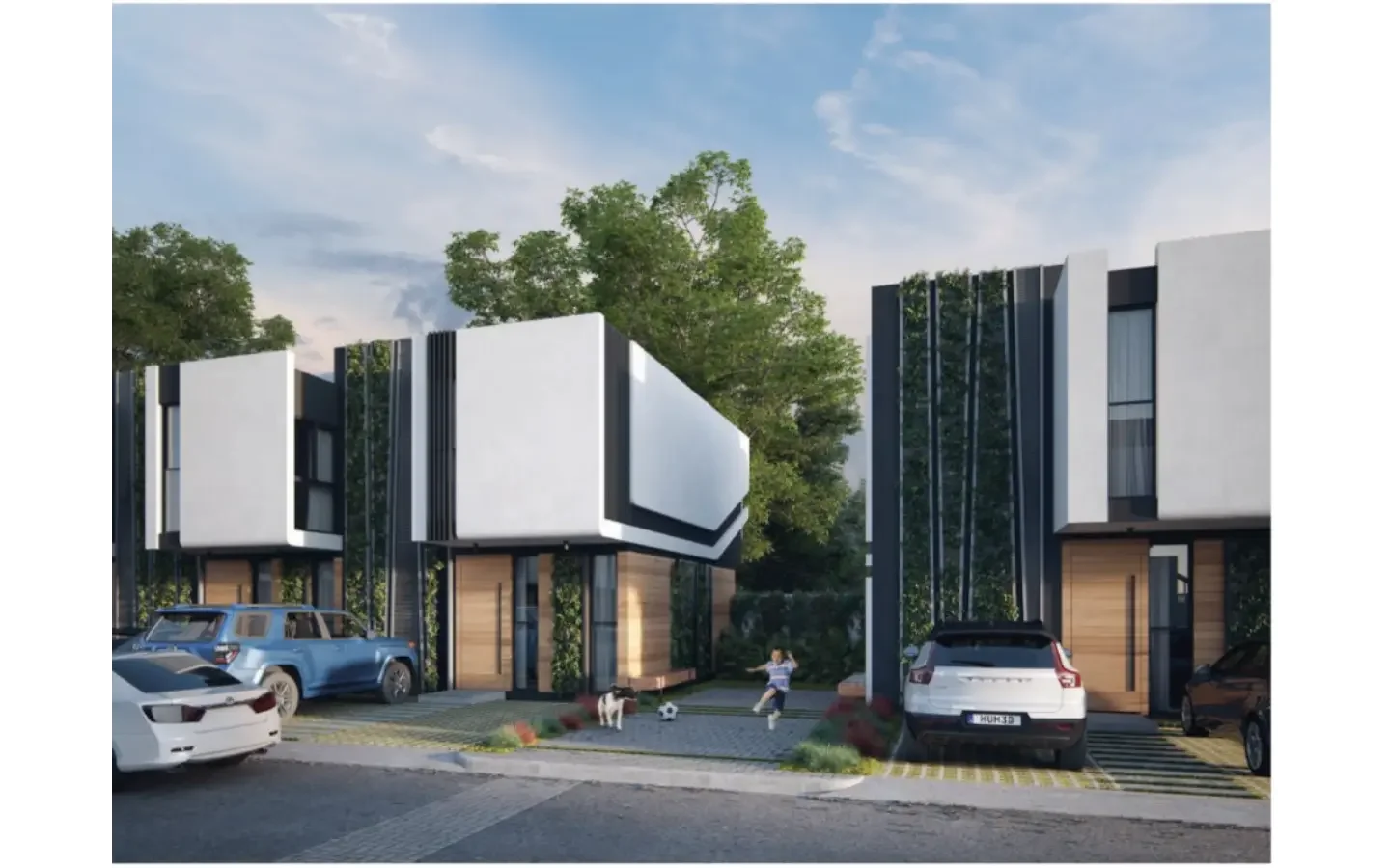 Bey Garden 2-Bedroom Punta Cana - townhouse exterior with rooftop terrace