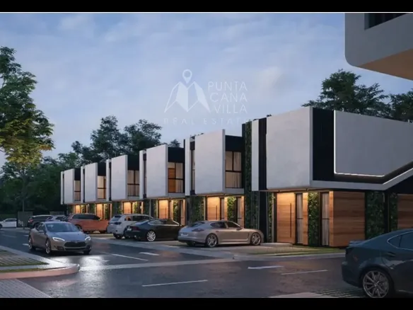 Bey Garden 3-Bedroom Punta Cana - townhouse exterior with rooftop terrace