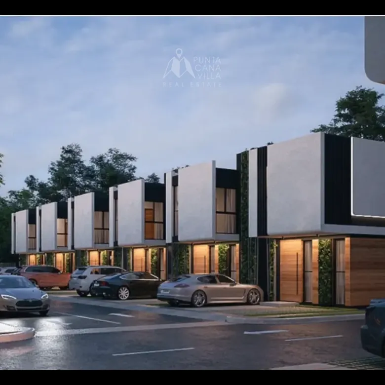 Bey Garden 3-Bedroom Punta Cana - townhouse exterior with rooftop terrace