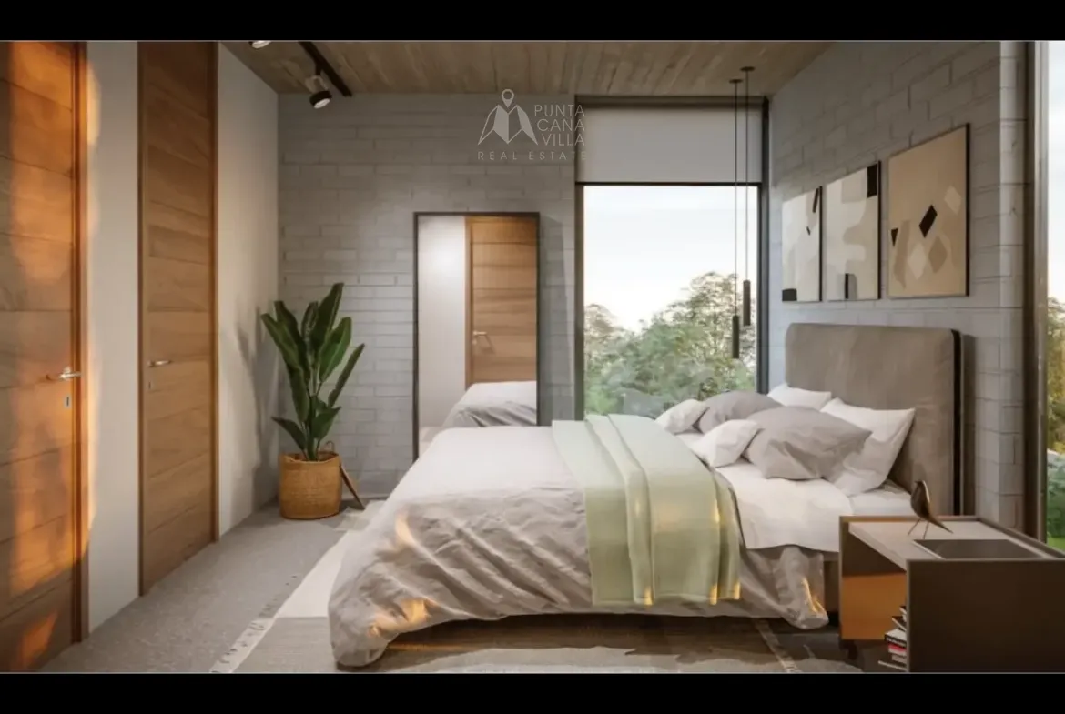 En-suite bathroom with walk-in shower and modern vanity